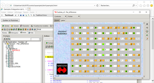 A.M.I Sudoku dans une page Web